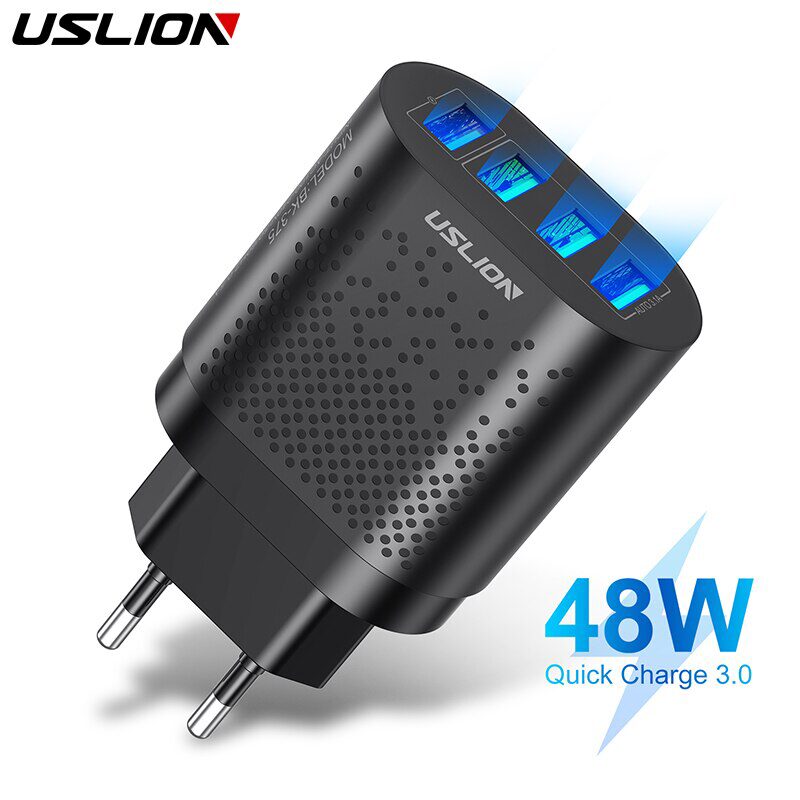 Dropship Chargeur USB 48W Rapide QC 3.0; Charge Murale; Pour IPhone 14 13;  Samsung Xiaomi; Mobile; 4 Ports; Prise Ue US; Adaptateur De Vo to Sell  Online at a Lower Price