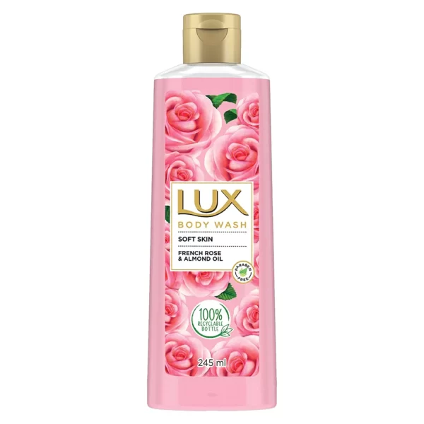 Lux Body Wash French Rose & Almond Oil 245ml
