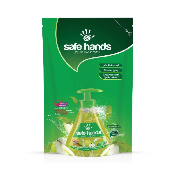 Safe Hands Liquid Handwash Lavender Green Apple 300ml